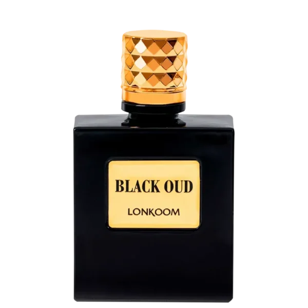Perfume Masculino Black Oud For Men Lonkoom Eau de Toilette  100ml